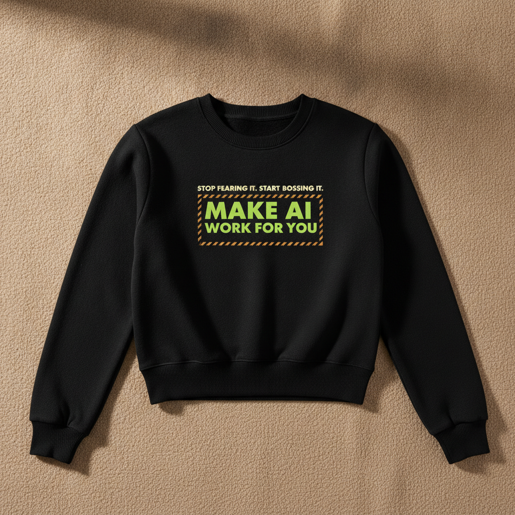 Make AI Work For You Fitted Sweater
